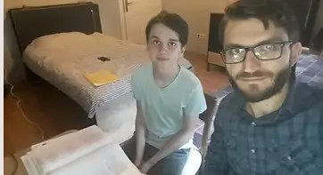 Öğrencimiz İle Ders Çalışıyoruz.