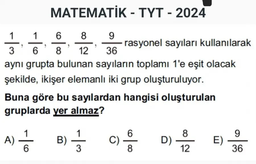Rasyonel Sayılar - Konya özel ders 