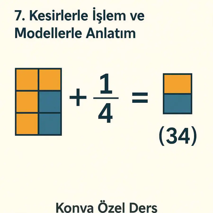 Kesirlerle İşlem ve Modellerle Anlatım