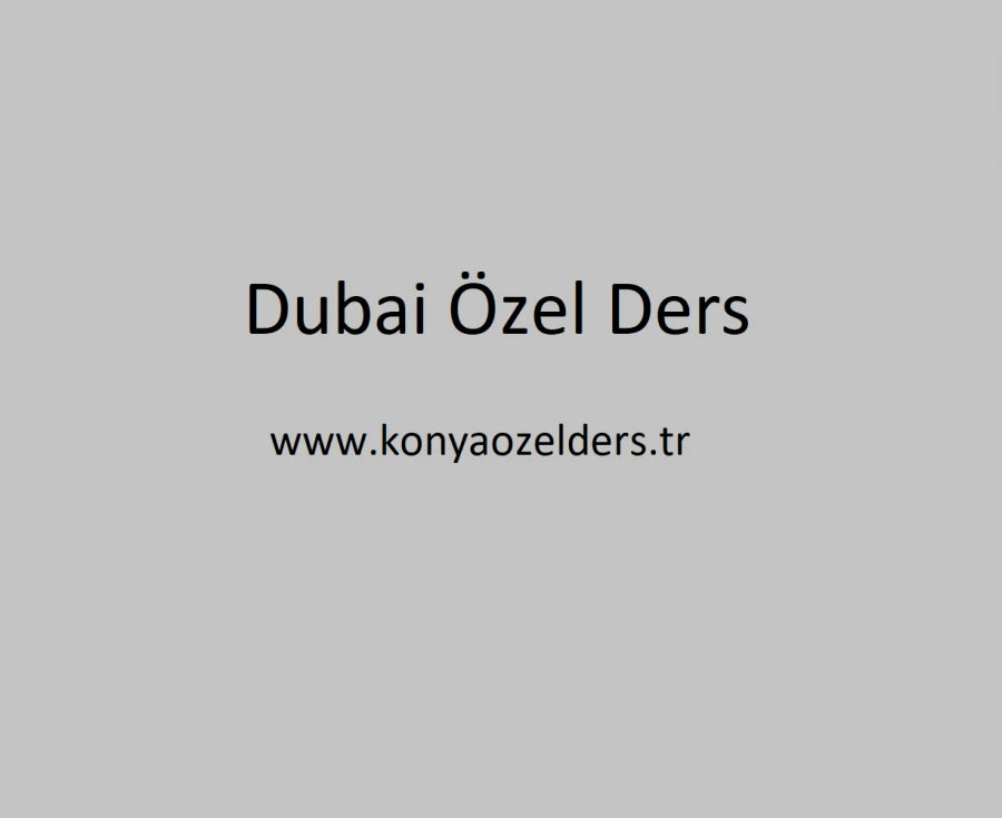 Dubai de YaşayanTürk Öğrencilere Zoom Üzerinden Matematik Dersi